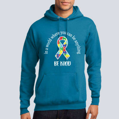 Adult Hoodie - Autism Awareness - Be Kind Ribbon Thumbnail