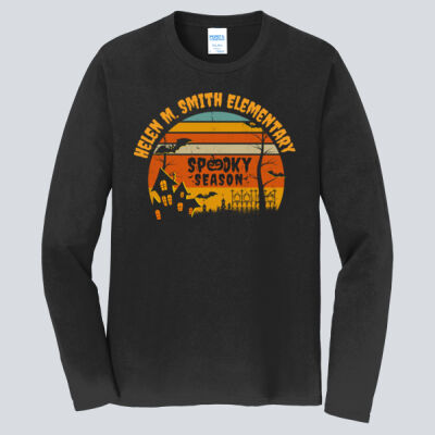 Adult Long Sleeve Shirt - Fall Holidays - Haunted House Thumbnail